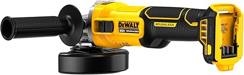 Miniatura 4 de DEWALT Amoladora angular de alimentación inalámbrica de 20V MAX de 4 12 pulgadas con interruptor deslizante, solo herramienta desnuda (DCG407B)