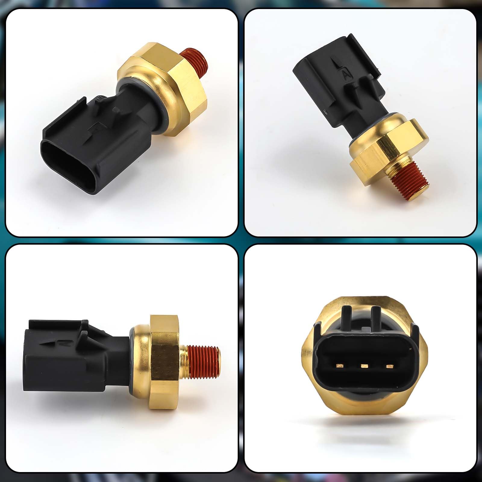 Interruttore Sensore Pressione Olio Motore, Sensore Pressione Olio Sensore Unità di Invio Pressione Olio Compatibile con Chrysler Dodge Jeep, Sostituisce 5149064AA, 5149062AA, 56028807AB