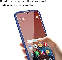 Vista 5 de Funda compatible con Xiaomi Poco M5s 4G, compatible con Redmi Note 10 4G, Note 10S 4G, Note 11 SE (India), protector de pantalla integrado 2 en 1