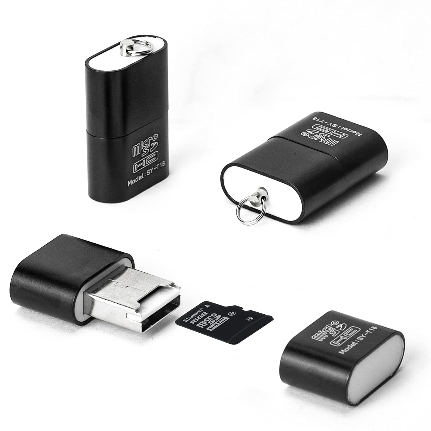 [3 Pack] Micro SD Card Reader for Android,Micro SD Card to USB Adapter