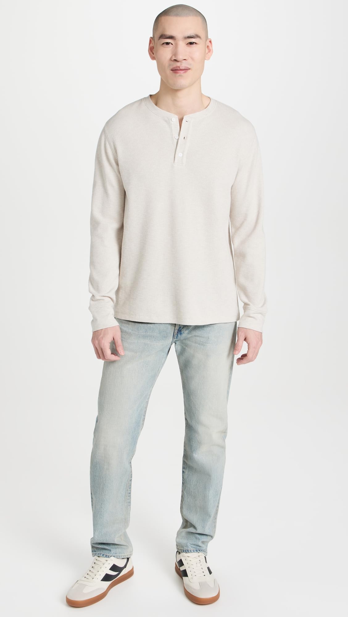 Vince Camiseta térmica para hombre Sun Faded