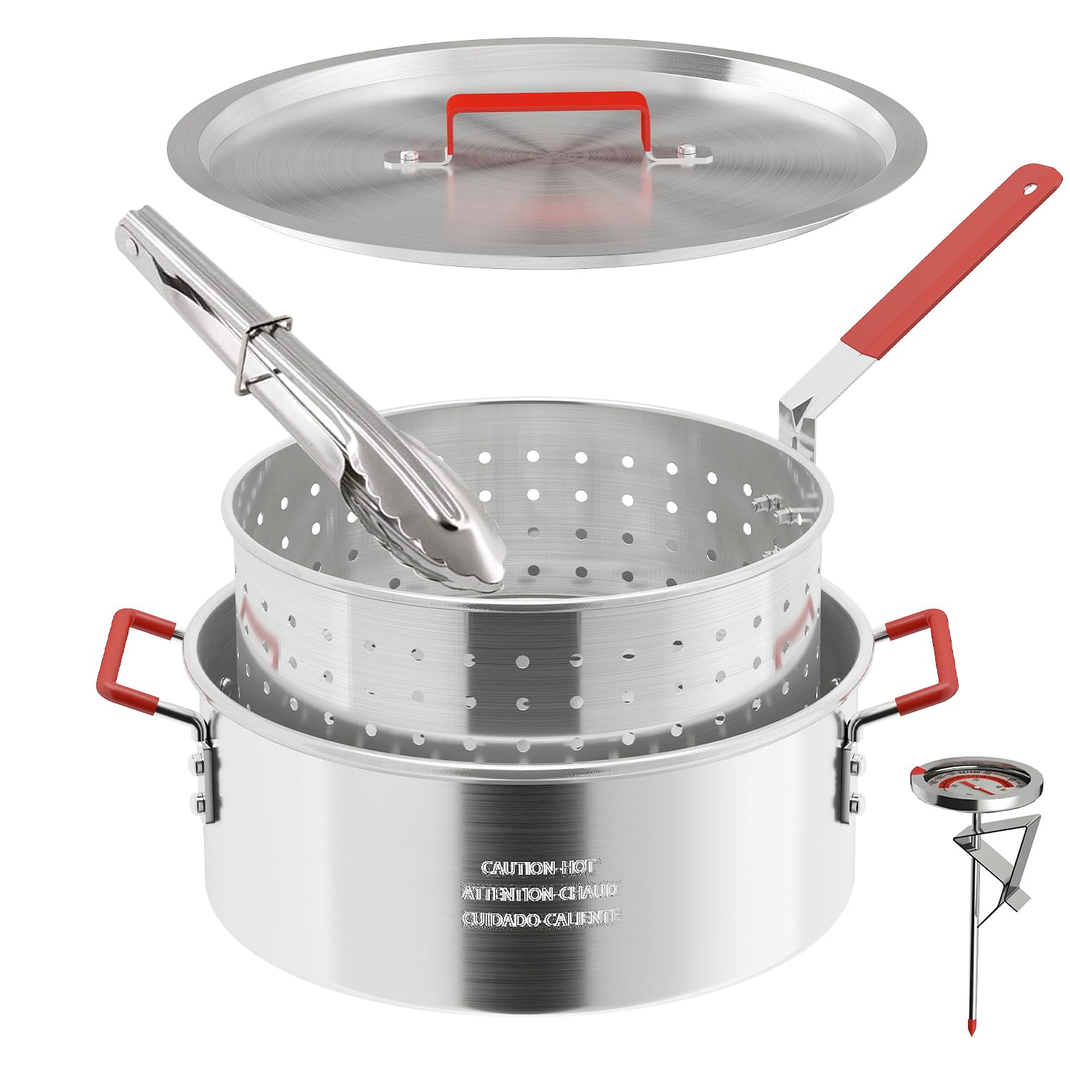 Pipopa 10QT Aluminum Fish Fryer Pot | Mubboo
