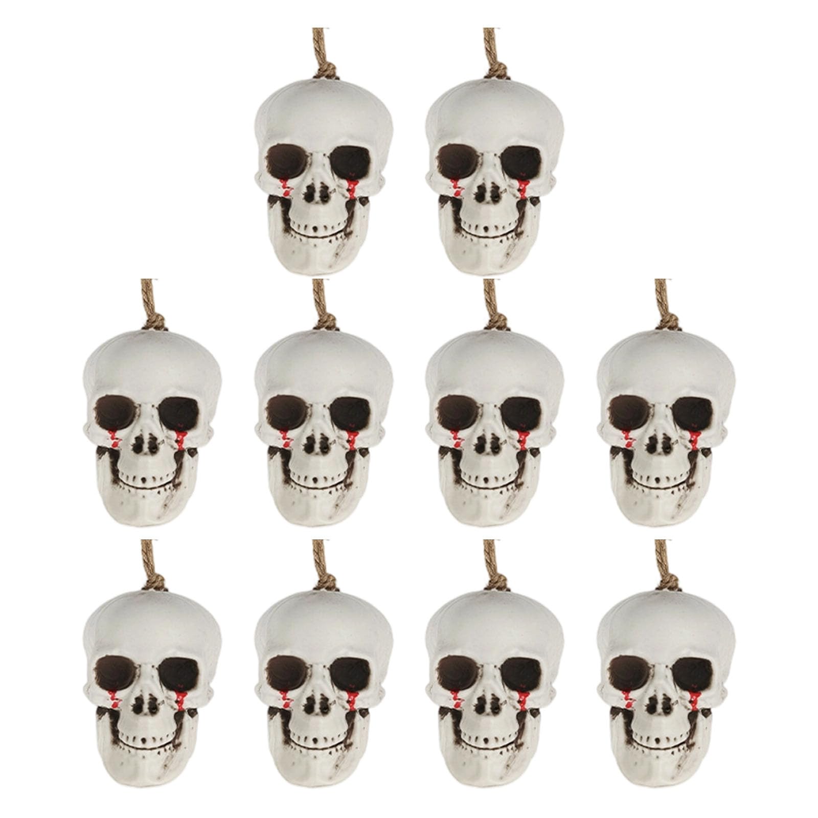 Dripping Skeleton Ornament with Halloween Ornament for Dining Room Porch Theme Outdoor Halloween Skull