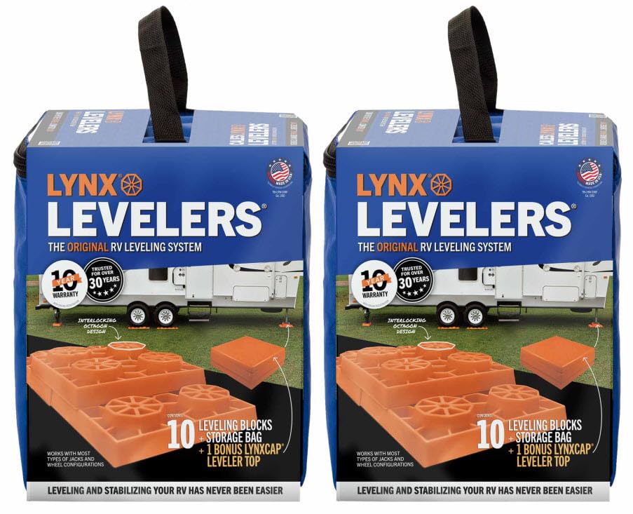 Lynx Levelers 22 Pack Including 2 Lynx Cap Leveler Tops - 00014