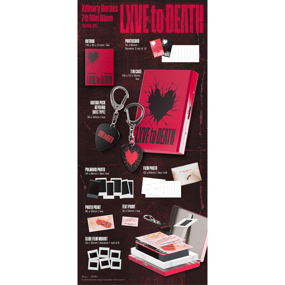 Amazon.com: (Tin Case MD ver.) XDINARY HEROES - [LXVE TO DEATH