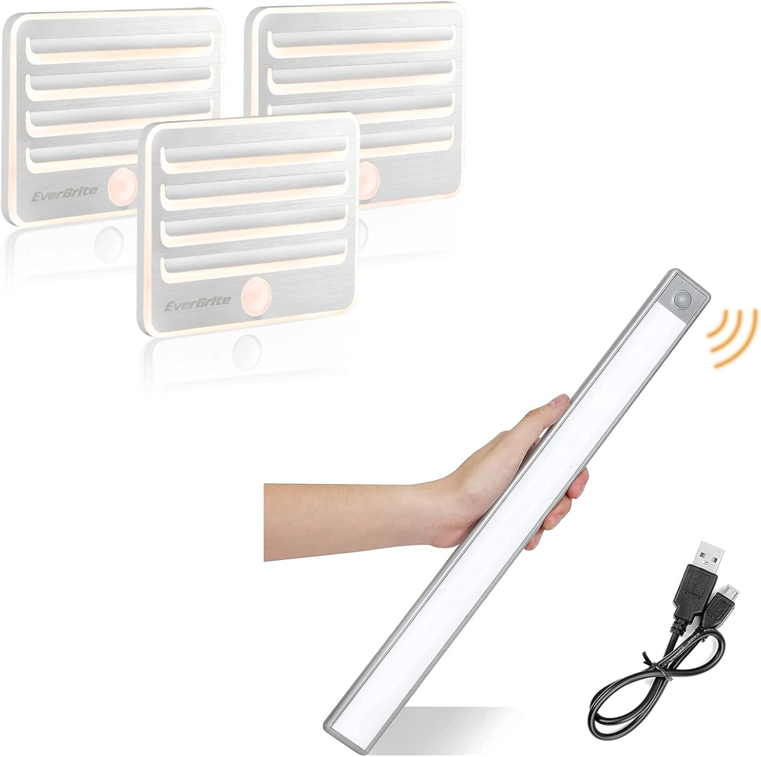 EverBrite Motion Sensor Night Lights Under Lighting