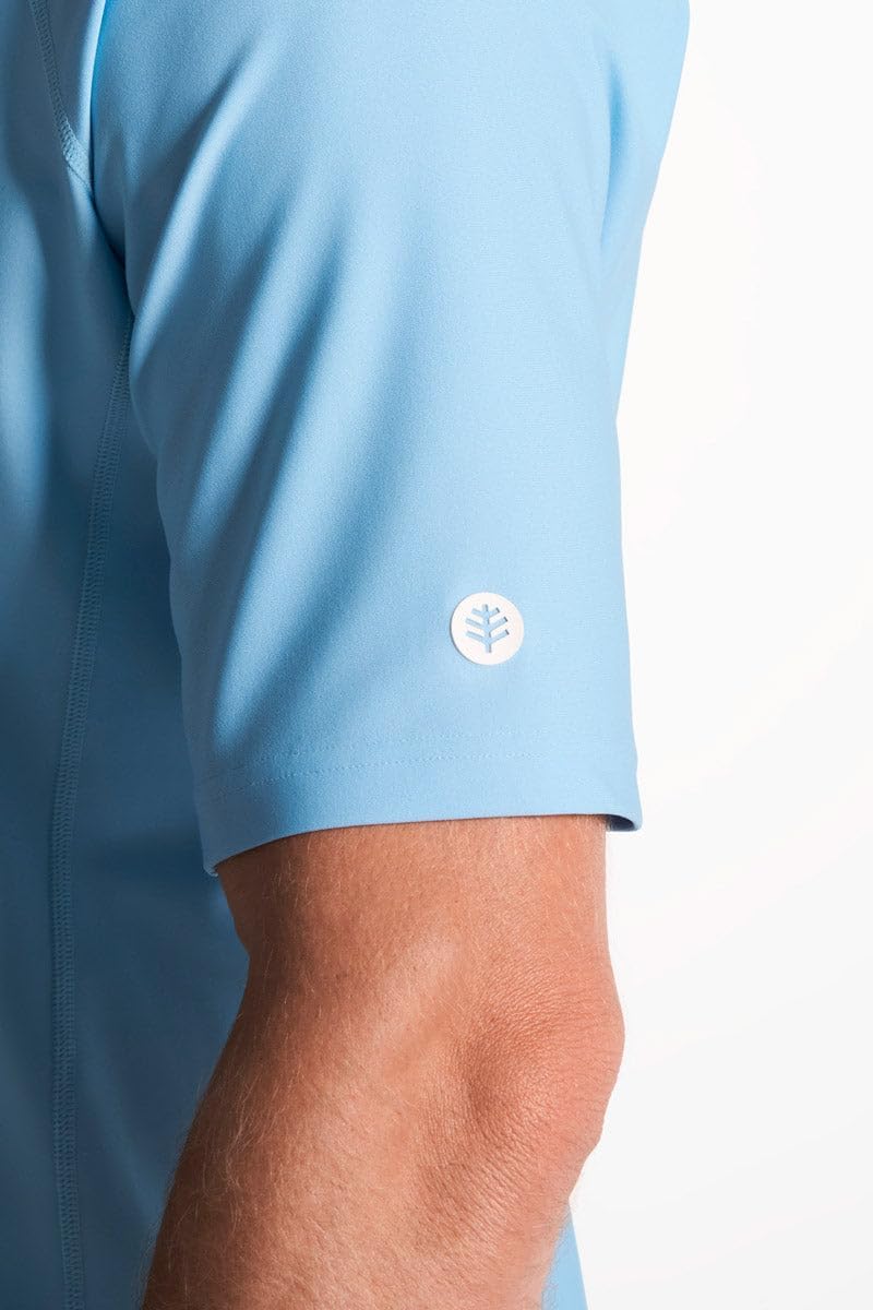 Men's Surf Short Sleeve Rash Guard - UPF 50+ Sun Protection - Tulum