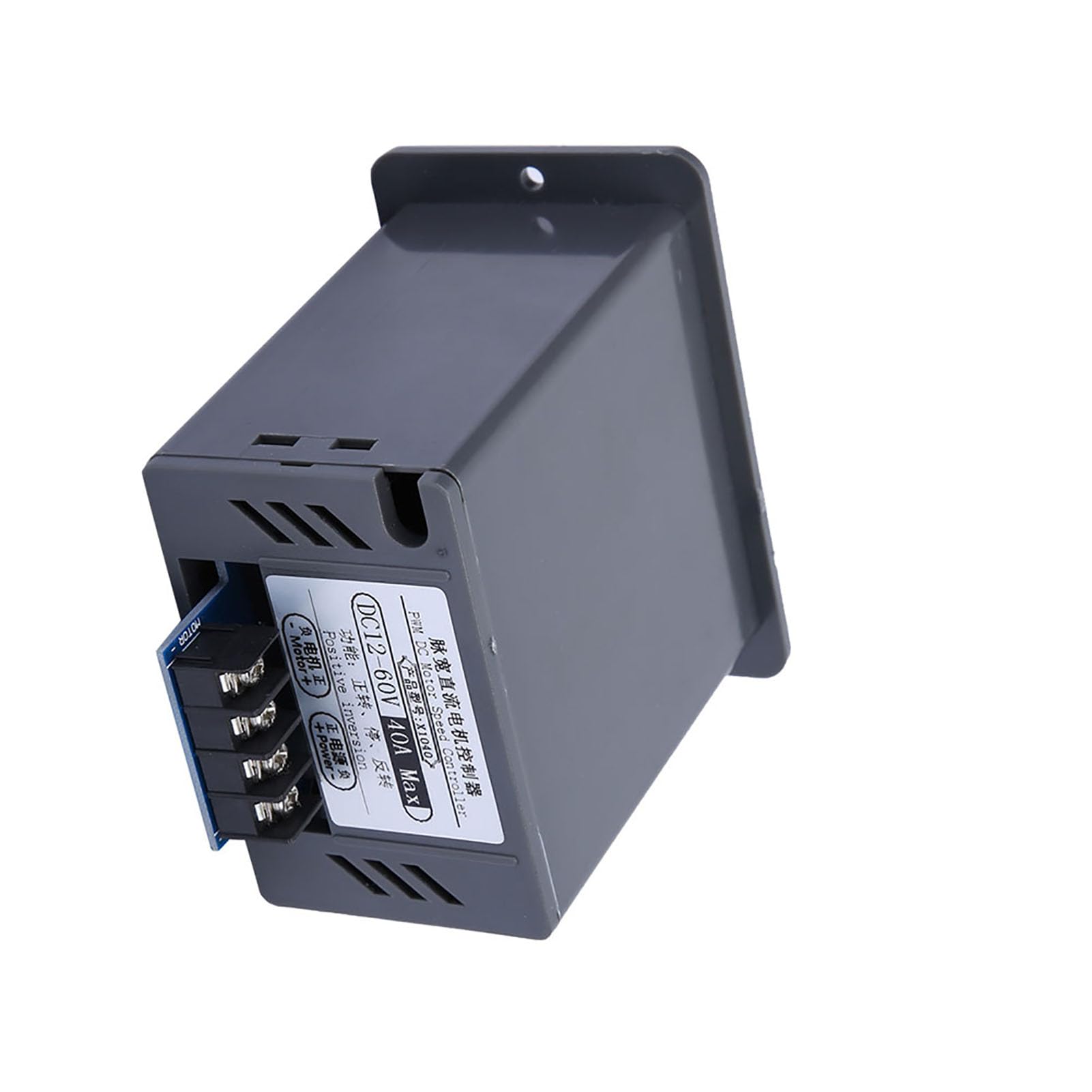 3 Piezas DC 12 A 60 V 40 A PWM Controlador de Velocidad del Motor Interruptor Reversible para Uso Industrial