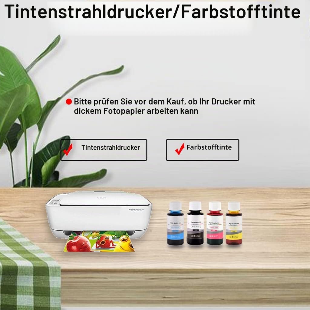 Thick A3 Plus A3+ 13x19 doppelseitig matt – Fotopapier 260 g/m², 60 Blatt, Tintenstrahlpapier, bedruckbar für Menüs, Kalender, Tintenstrahldrucker.