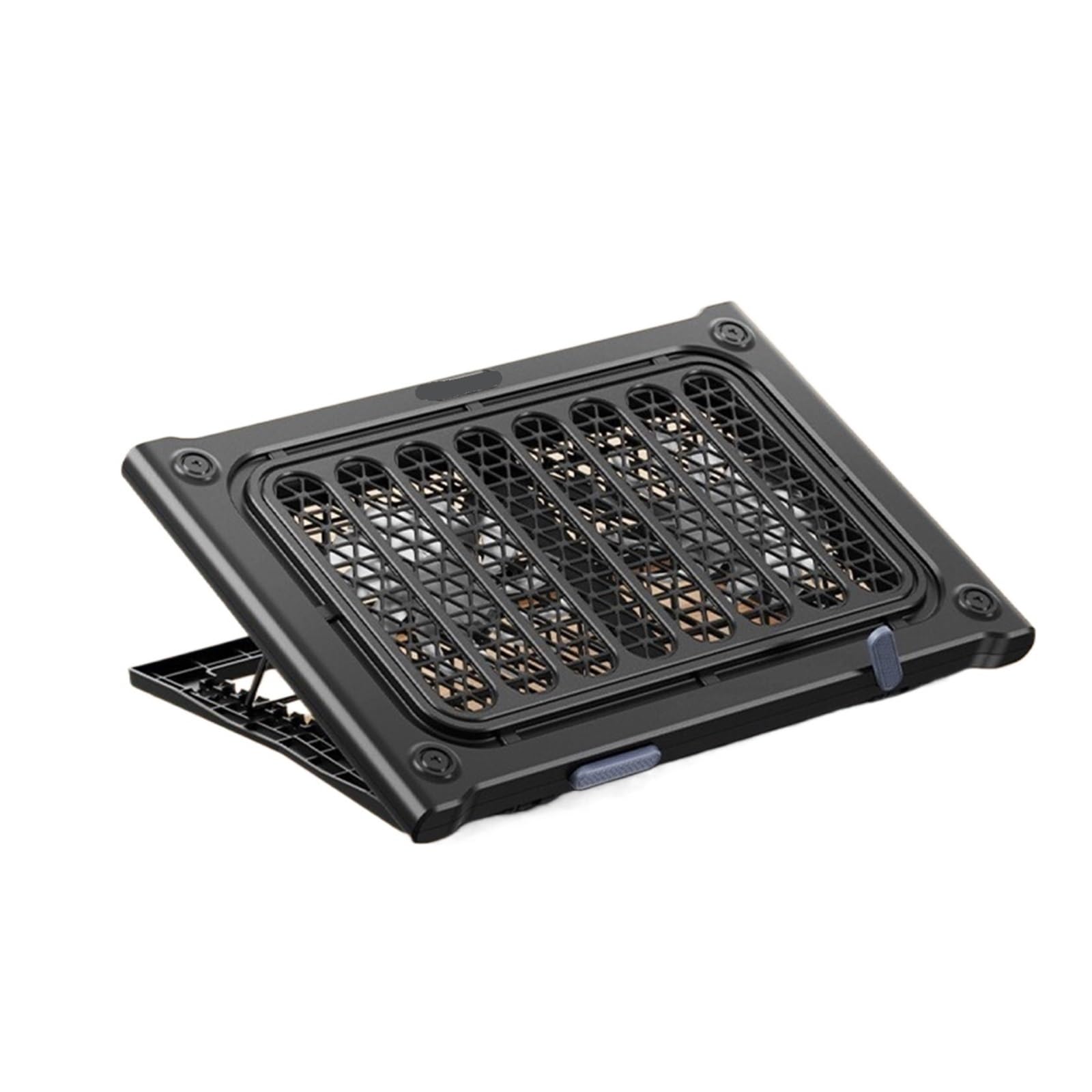 Compatibile con il pad di raffreddamento Dual Turbo | Doppio cuscinetto di raffreddamento turbo con angolo regolabile e doppia USB for laptop da gioco da 12-17,3".(BK)