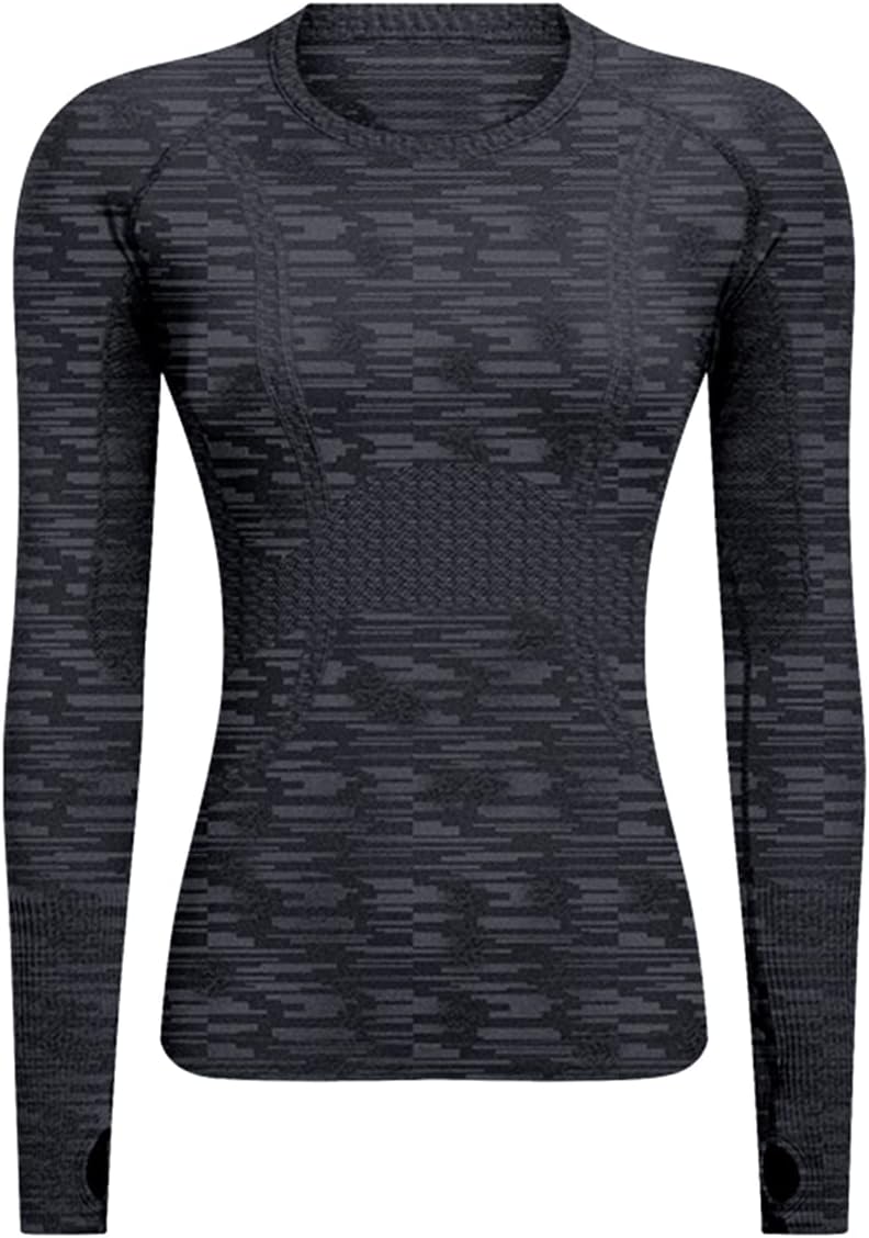 LUYAA Women's Workout Tops Long Sleeve Shirts Yoga Sports Breathable Gym Athletic Top Slim Fit - Image 4