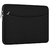 Laptop Sleeve Case 14 inch, Shockproof Protective Laptop Cover Briefcase Carrying Computer Bag with Accessory Pocket Portable Computer Sleeve for 14" MacBook, HP, Dell, Lenovo, Acer, Black