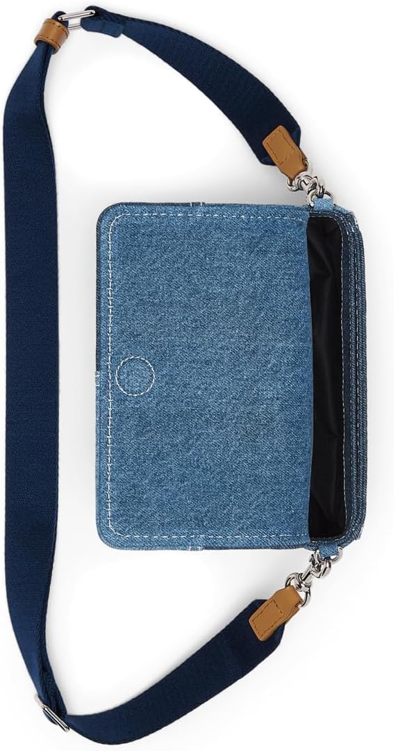 Marc Jacobs Womens The Denim Mini Bag Blue Denim One Size