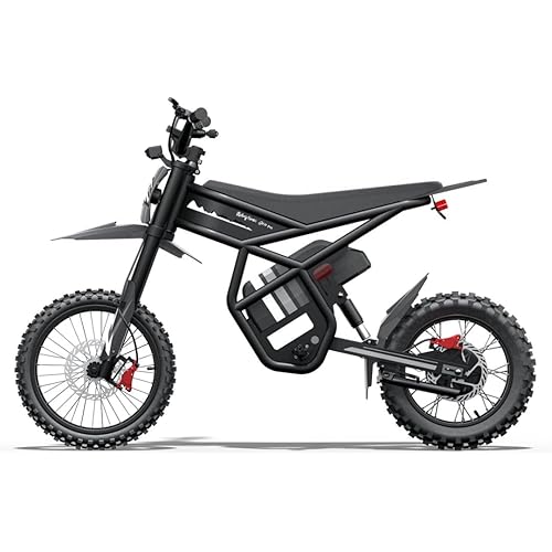 Riding'times GT54PRO Electric Motorcycle for Teens Adults 40MPH, 25AH Electric Dirt Bike (GT54 PRO, 60V 25AH)