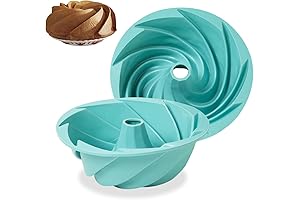 Silicone Bundt Cake Pan Nonstick, Perfect Bakeware for Non-Messy Baking