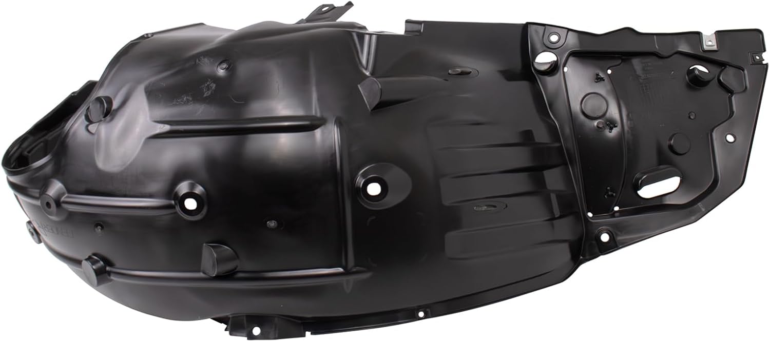 TRQ Right Inner Fender Liner Passenger Side HO1249201 Compatible with 2022-2024 Honda Civic