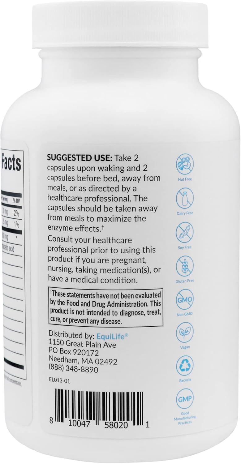 Equilife Florafilm, Digestive Enzymes for Gut Flora Balance for Men and Women, Gut Health and Immunity Support Supplement, Supports Healthy Digestion, Gluten Free, Vegan, Non GMO, 120 Capsules - Image 3