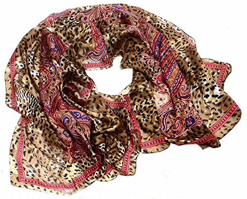 Foulards en soie tempérament chaud hiver : grand modèle de écharpe peinte à la main