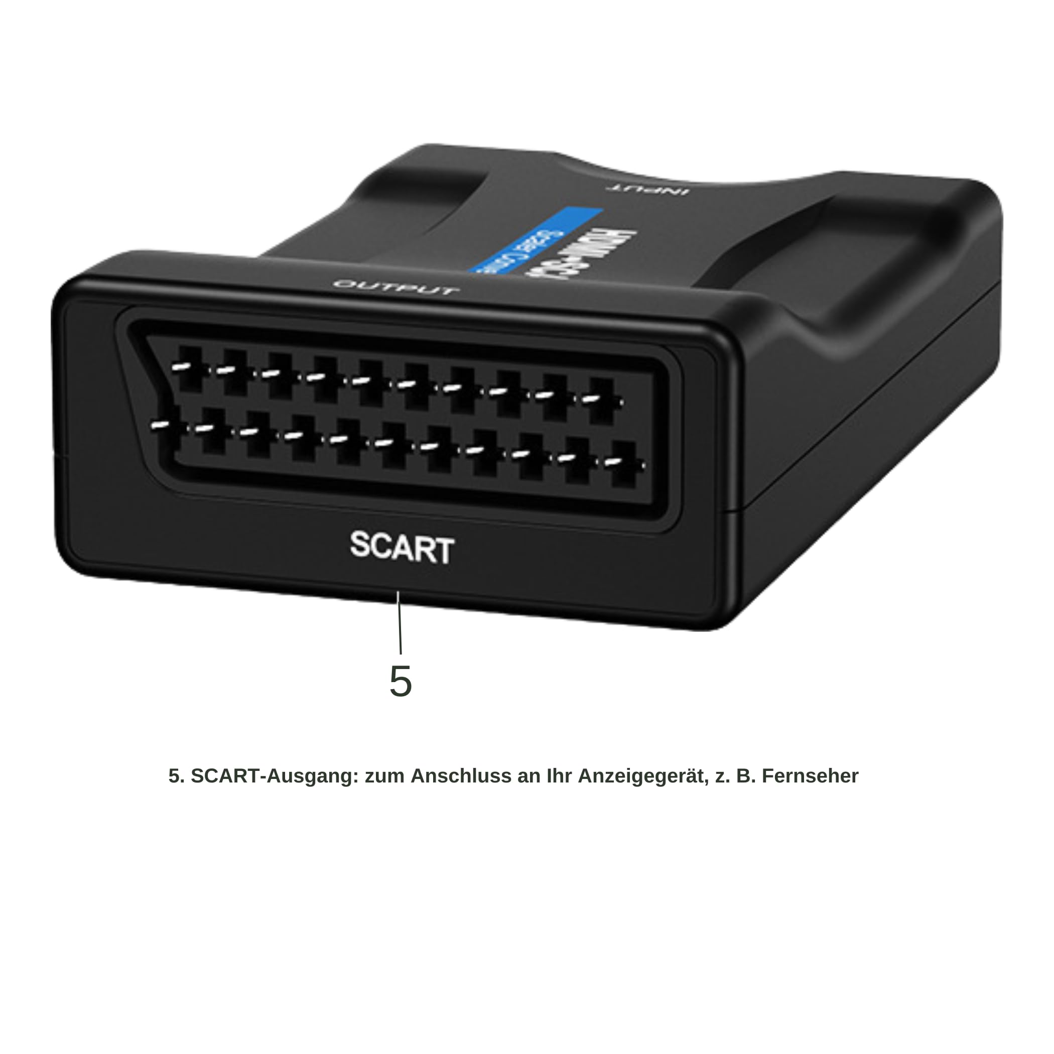 A02 neuf Produit. HDMI vers péritel TV Convertisseur Converter 1080P la télévision