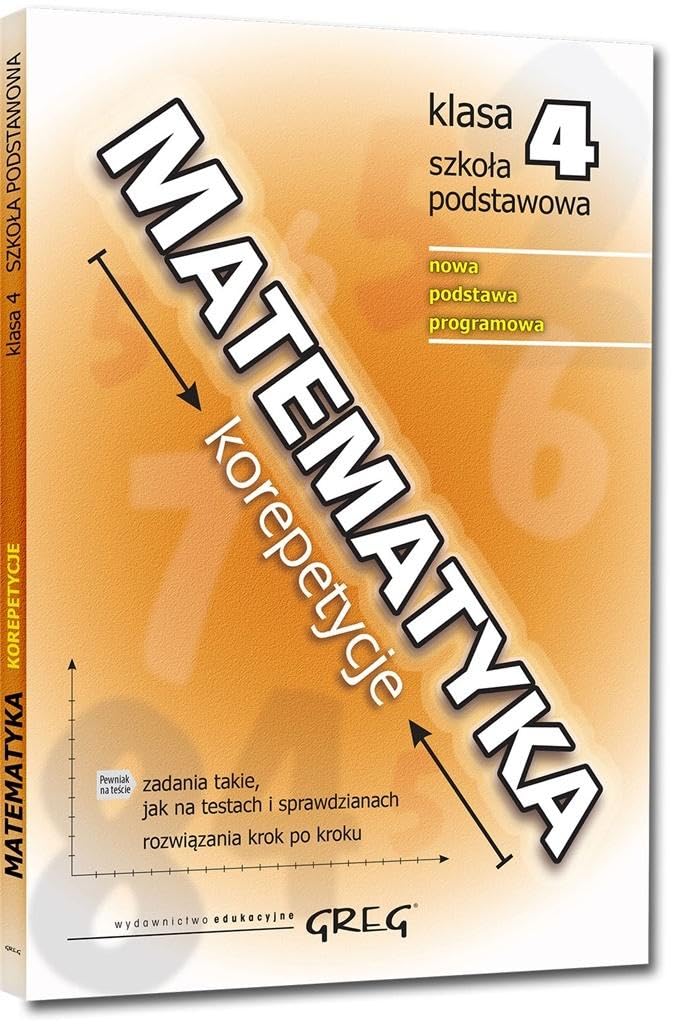 Matematyka - korepetycje - szkoła podstawowa, klasa 4
