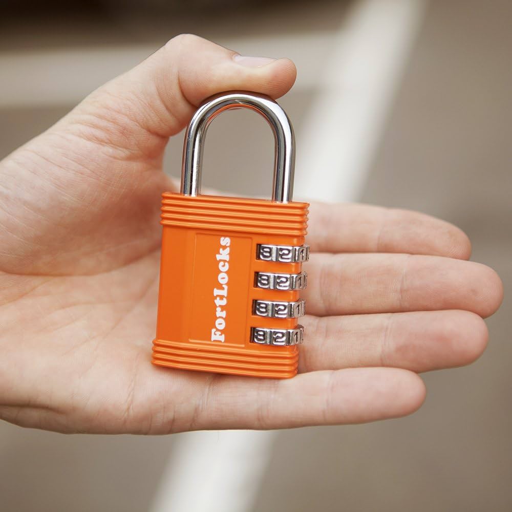 ☆☆☆ロックです★ Amazon.co.jp: fortlocks組み合わせロック – 4桁南京錠for