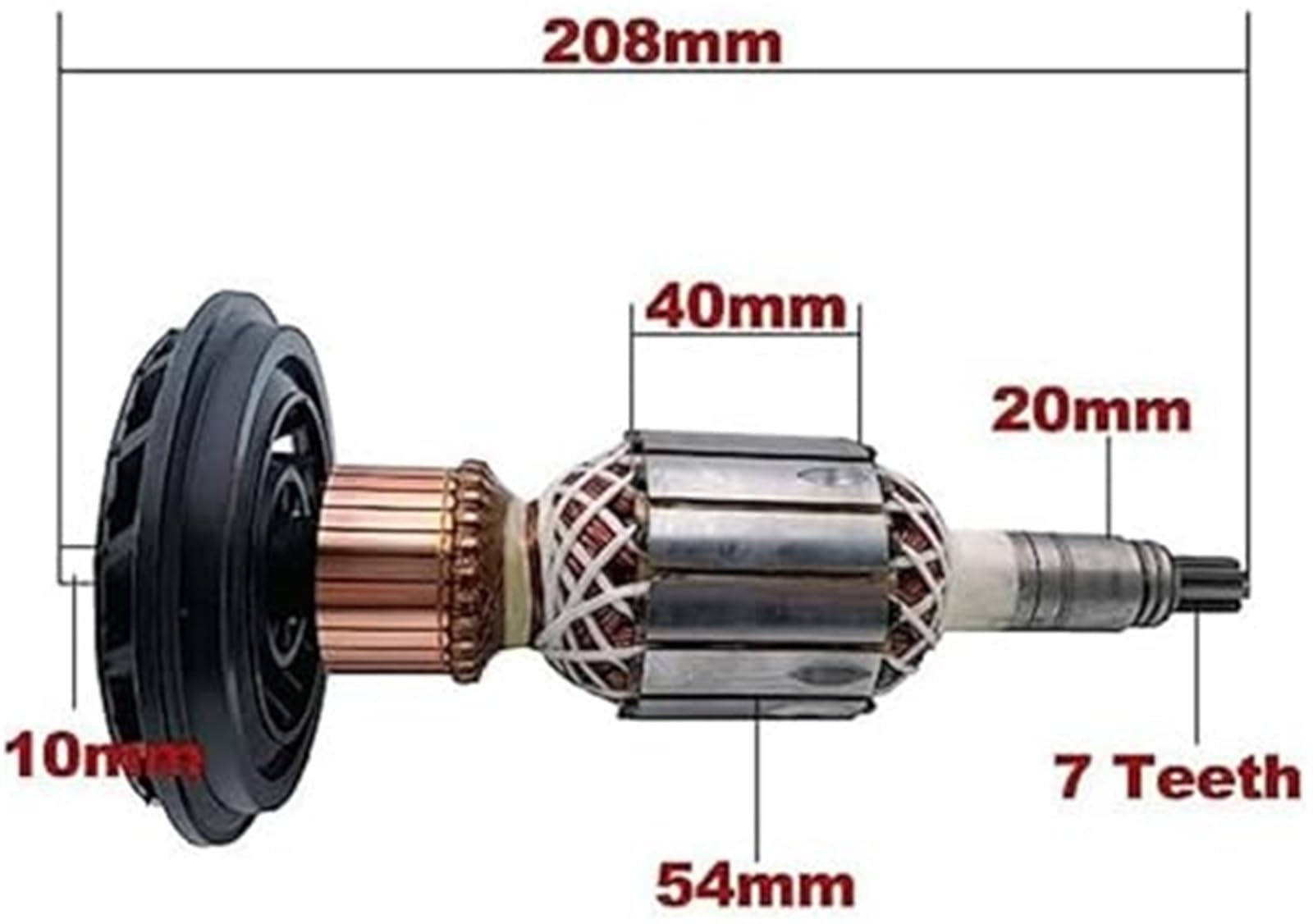 Piezas de repuesto de anclaje del rotor, para Bosch, para Martillo demoledor GBH11DE GSH11E Piezas de herramientas de jardín