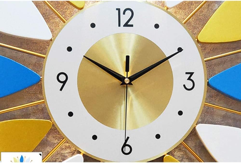 Wall Clock Nordic Modern Minimalist Style Living Room Wall Clock Home Atmosphere Fashion Watches Quartz Clock Creative Personality 60CM * 60CM