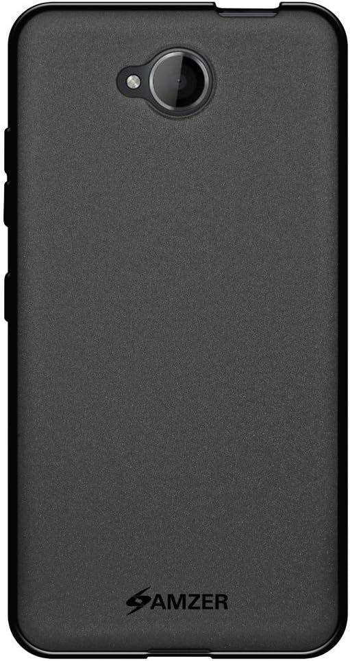 AMZER Pudding Soft Gel TPU Skin Fit Case Cover Skin for Microsoft Lumia 650 - Black