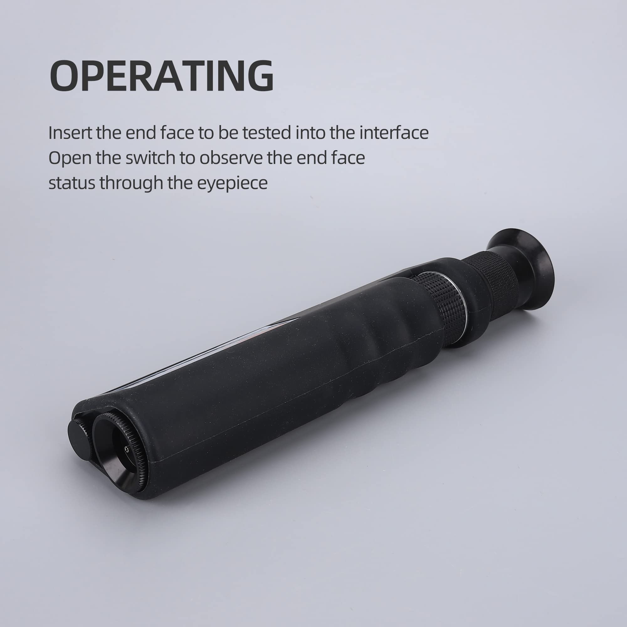 Mikroskop ręczny z inspekcją światłowodową zawiera adapter 2,5 mm i adapter 1,25 mm