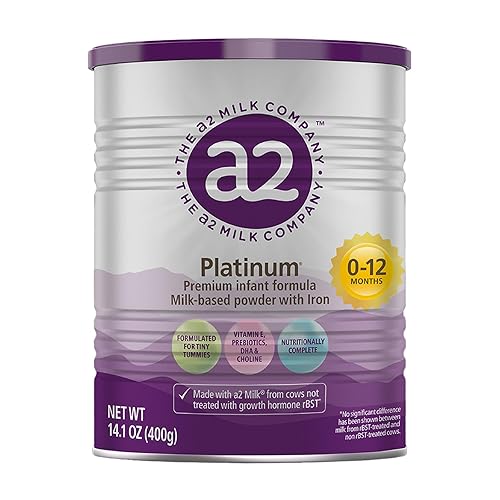 A2 Platinum Premium Fórmula infantil para bebés de 0 a 12 meses Polvo a base de leche con hierro Nutricionalmente completo Vitamina E,
