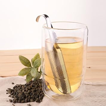 Tea Infuser With Hook- Easy To Use & Carry - Suitable For In-home Or Outdoor Usage (Picnic, Travel, Business Trip etc.). Premium Tea Infuser - Tea Strainer - Tea Steeper