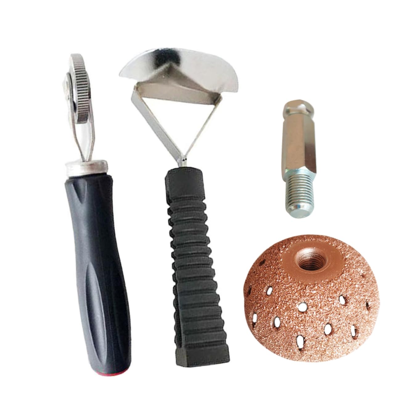 Kit Riparazione Pneumatici Auto e Bicicletta Strumenti Compatti e Robusti Rulli per Toppe Pressore e Spatola Facile da Trasportare e Usare per Manutenzione Gomme