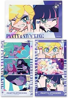 New PANTY & STOCKING with GARTERBELT 三星闪亮贴纸套装 内裤&丝袜