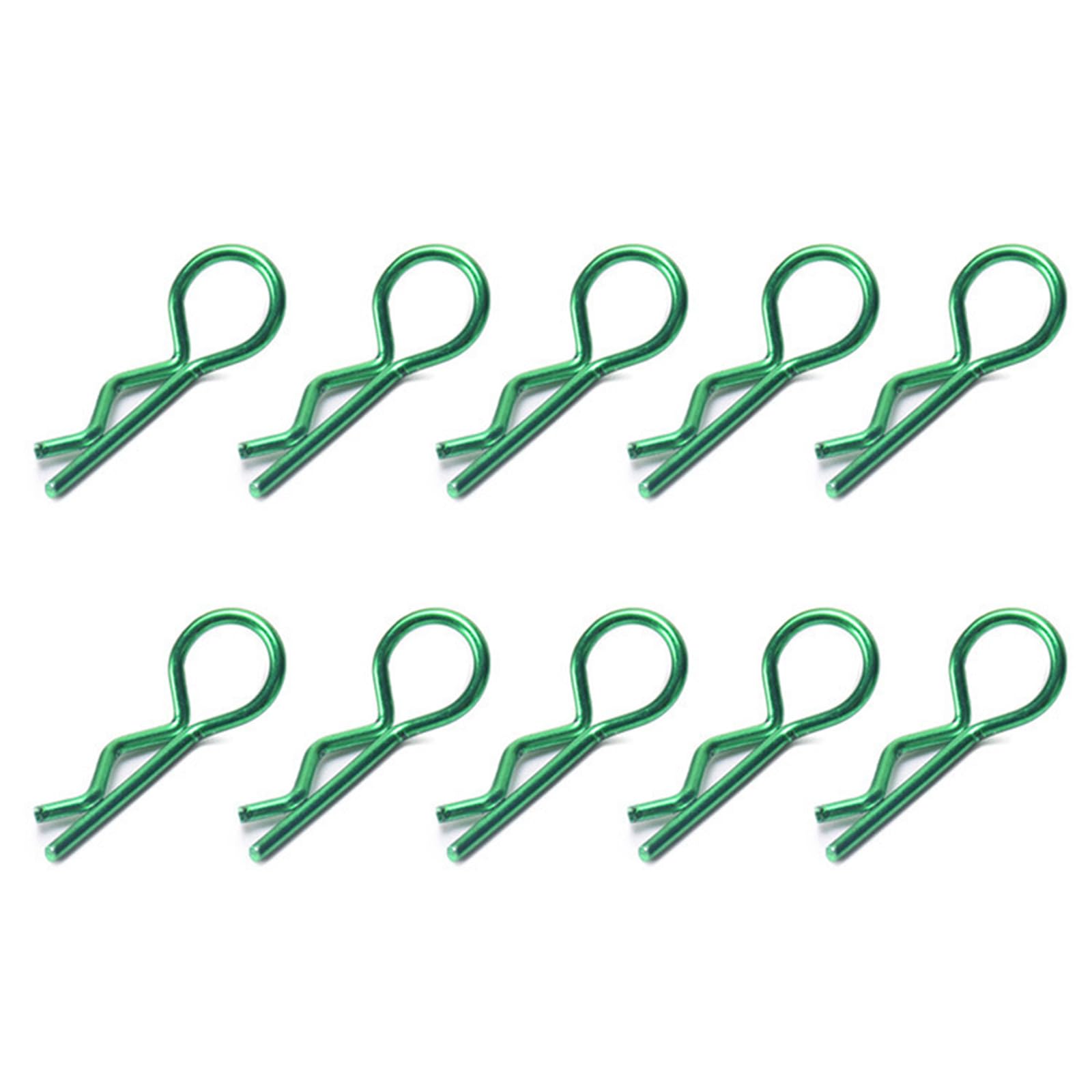 PASNMKvn 10pcs R-Shaped Metal Body Clips for 1/10 1/8 Model Car Stainless Steel Pins for RCS Model Car Simple Fixing