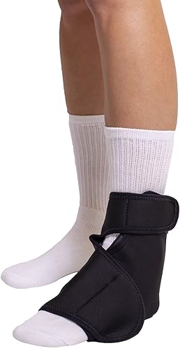 Miniatura 6 de Brace Direct Tobillera de gel + envoltura de hielo para pies (L/XL), estribo y férula para soporte de tobillo con hinchazón, inflamación, lesiones