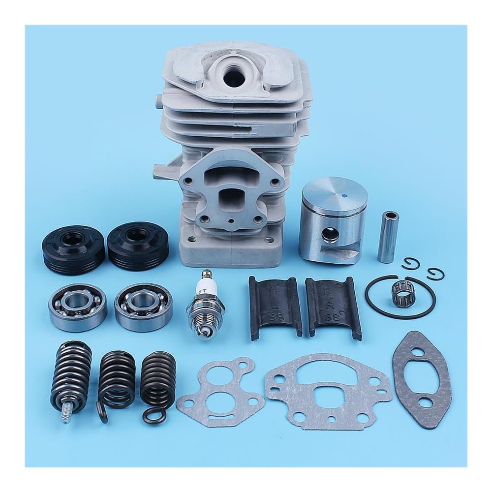 Cylindre piston 39mm et joint d'huile pour tronçonneuse CS340 CS380 38cc