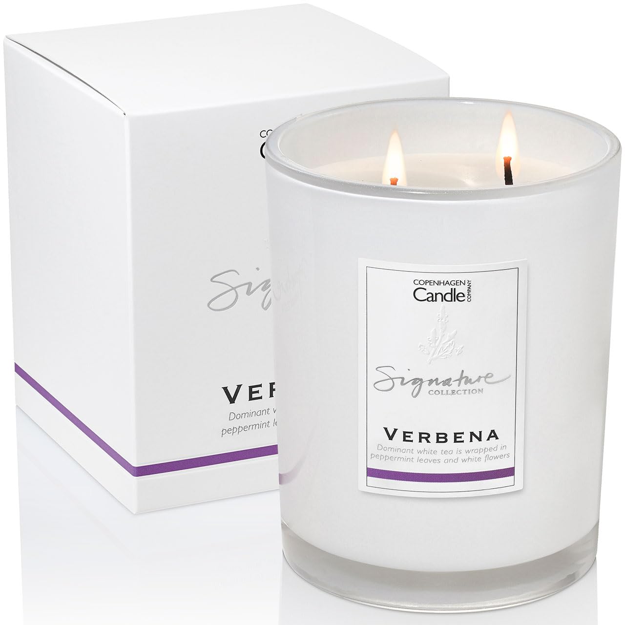 The Copenhagen Company Women's Verbena 21Oz Luxury Scented Candles Gifts For | Natural Wax Blend | 65 Hours Burn Time | Hotel Collection | - Verbena (21Oz)