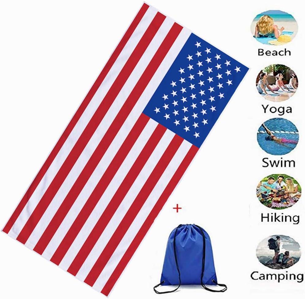 Beach Towel Microfibre Large, Morbuy Rectangular Bath Towel Quick Dry Portable Travel Towel Ultra Absorbent Sports Travel Swimming Gym Yoga Cruise & Camping