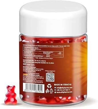 Validus Energy Taurine Glucoronolactone 120 Gummies