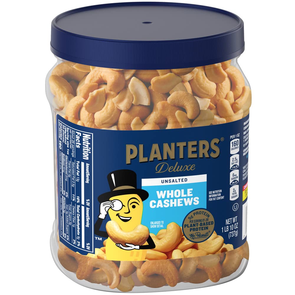 Buy Planters Unsalted Cashews, 1lbs 10 Ounce (Packaging May Vary) Online at Lowest Price in Ubuy