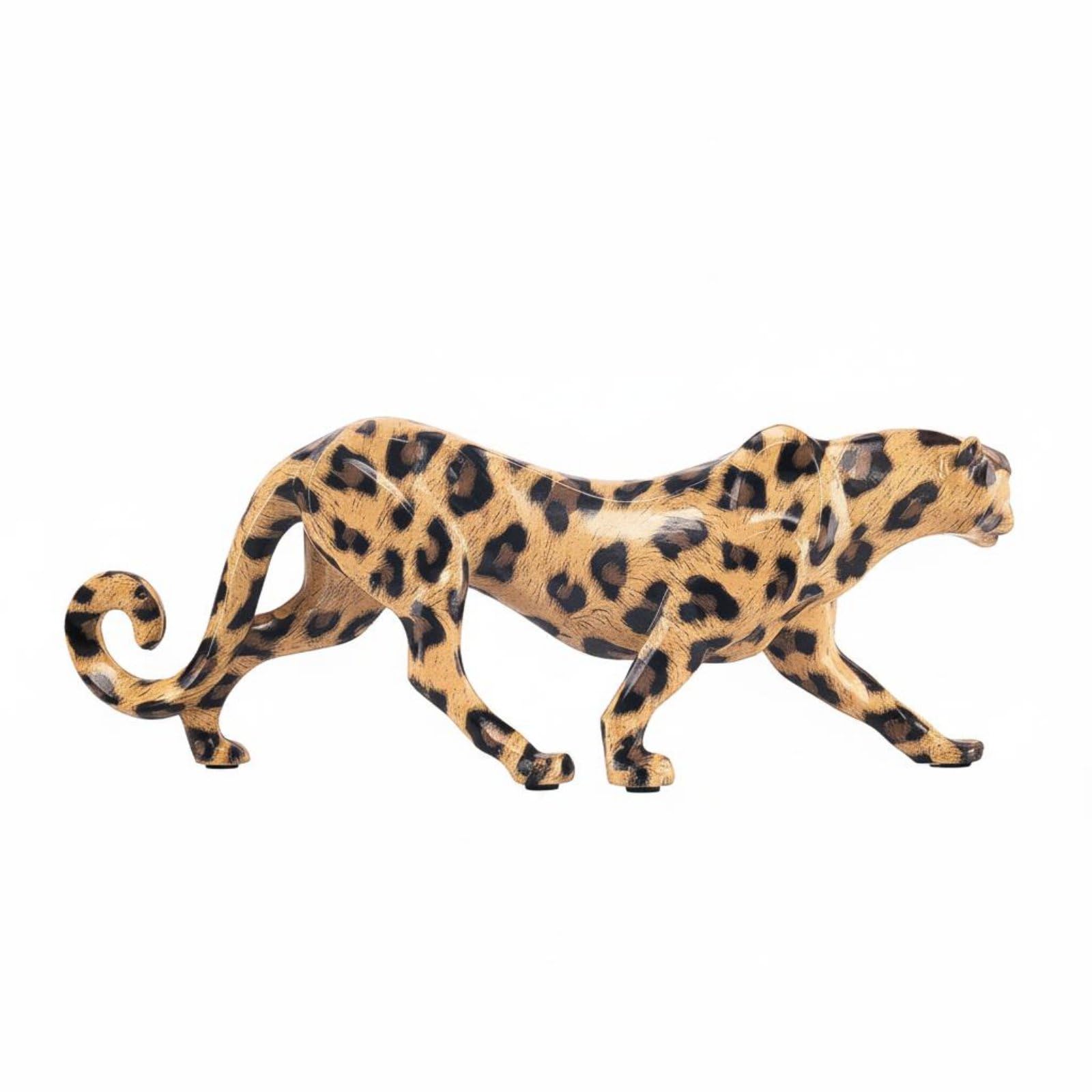 Amazon.co.jp: rockible ヒョウ置物 カラフル ヒョウ像 光沢仕上げ