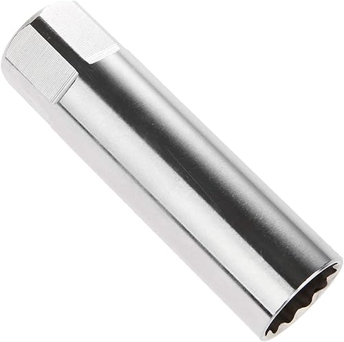 MUXSAM Enchufe de bujía de pared delgada de 3/8 pulgadas, 12 puntos, 0.551 in, compatible con BMW Mercedes Nissan Mini Series