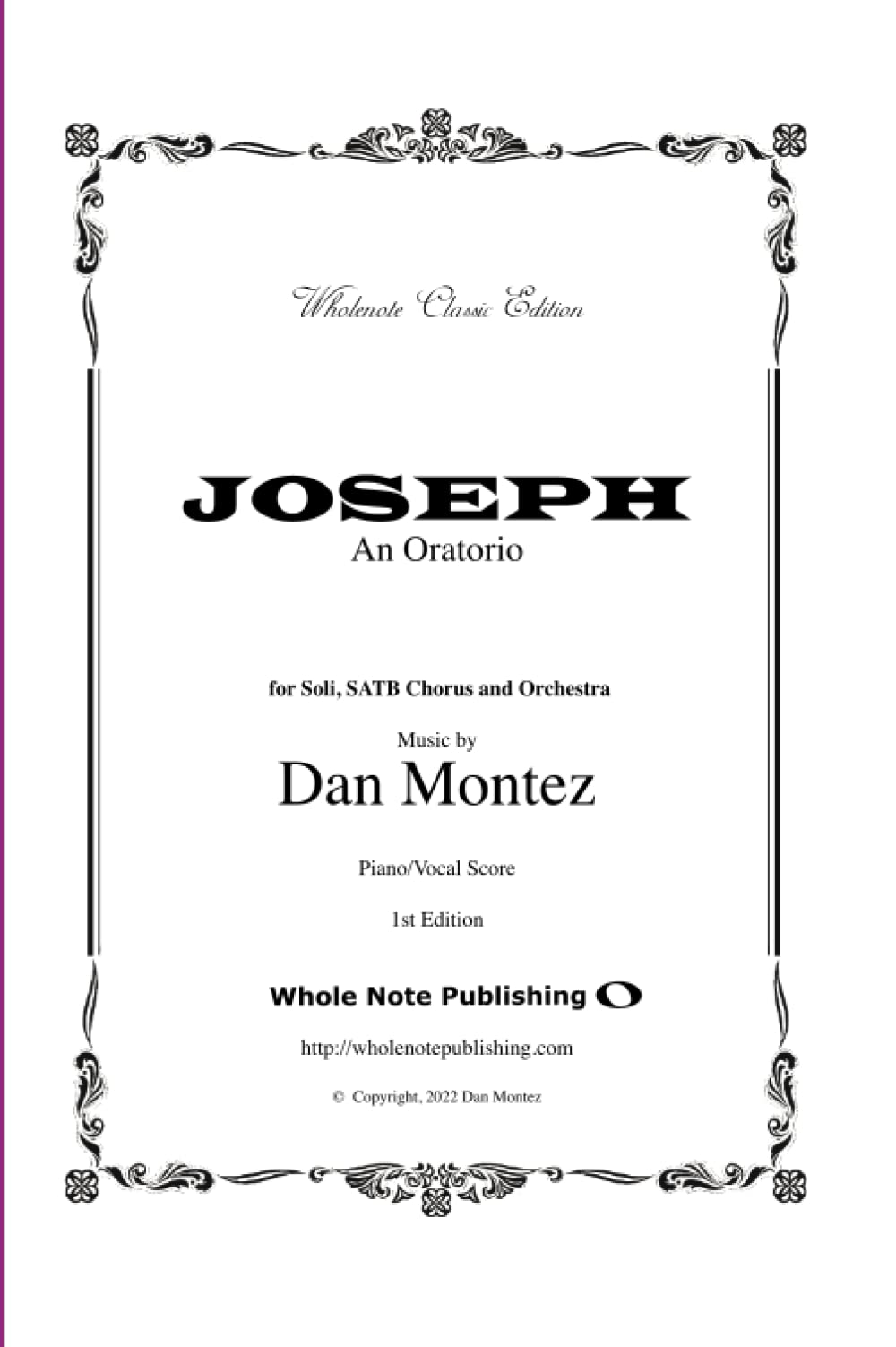 Joseph: an Oratorio