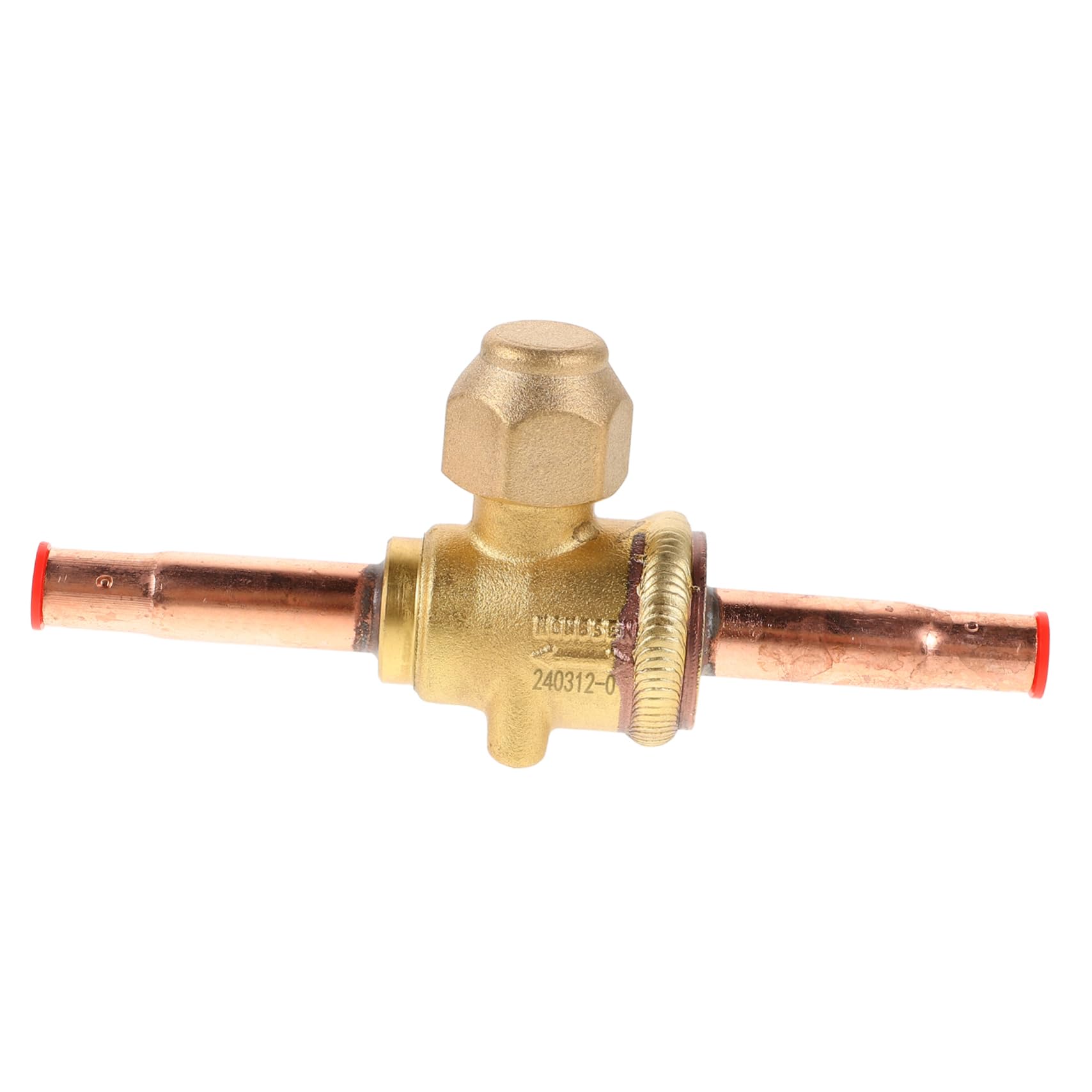 Válvula de climatización de acero inoxidable ABOOFAN color dorado