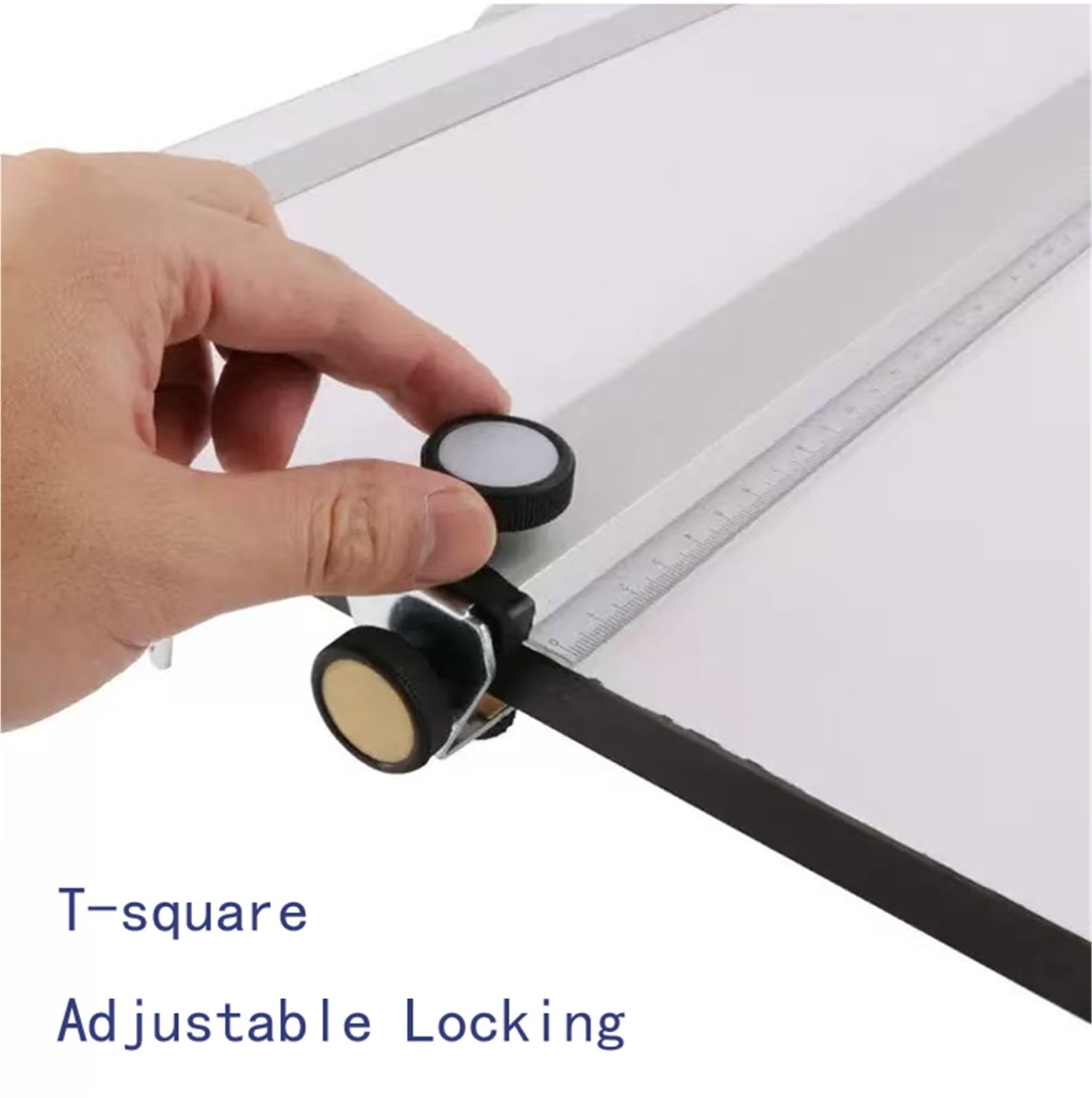 Tablero de dibujo ajustable de 60 x 45 cm con tira de tarjeta magnética y regla para artistas y diseñadores, ángulo de inclinación de 30° para dibujar y pintar