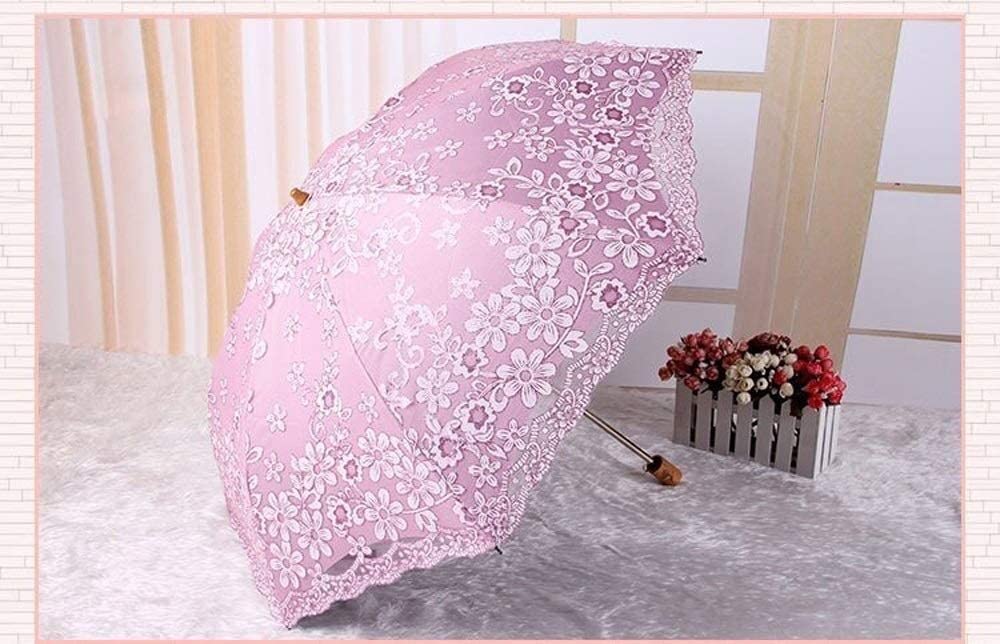 Parapluie pluvie UV et solaire à fleurs en dentelle pour vos cérémonies et mariages