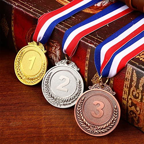Kisangel Mini Troféu 1 Conjunto De Troféus E Medalhas Para Crianças Prêmio Troféu Taça Medalhas De P