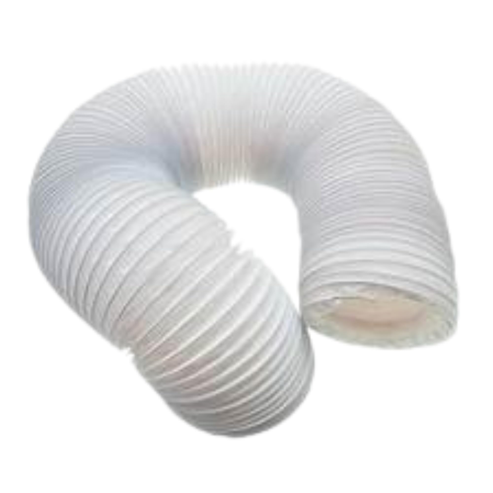 Shmox White 100Mm Flexible Tumble Dryer Vent Hose 4 Inch Pvc Tumble Dryer Hose (1.5 Meter)
