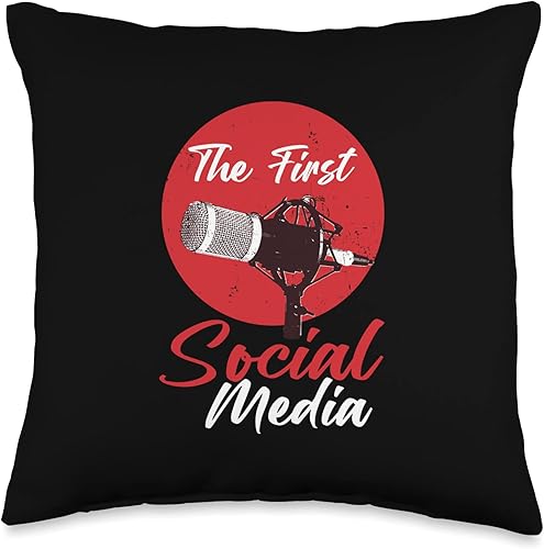 Frequency System & Radio Stations Designs Jamón Radio Operator Administrator Nerd First Antenna Towers - Almohada de 16 x 16 pulgadas, multicolor