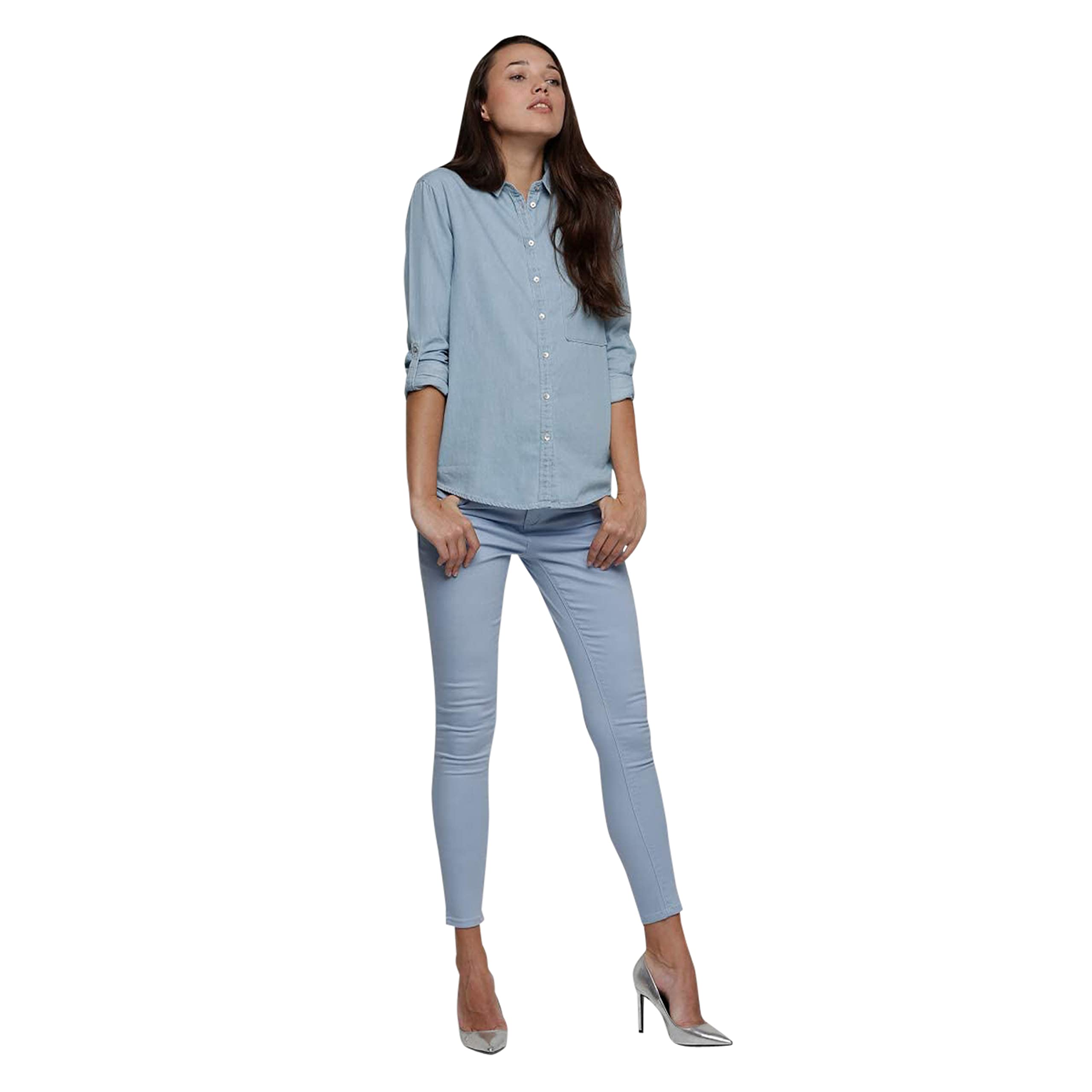 Shirts For Women, Blue M